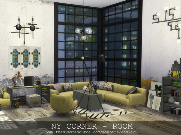 NY Corner Bedroom by dasie2 from TSR