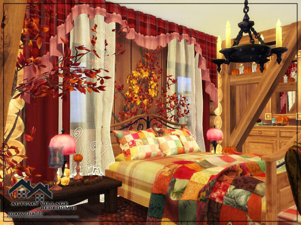 Autumn Village Bedroom II by marychabb from TSR