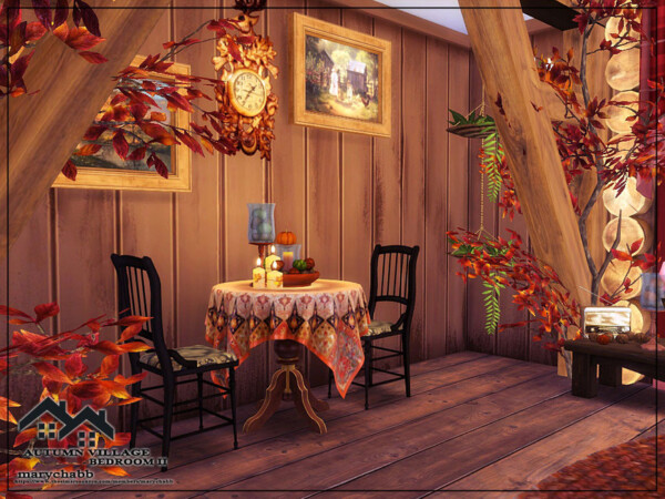 Autumn Village Bedroom II by marychabb from TSR