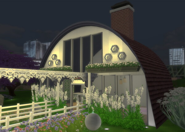 Smile Cafe Garden from Nilyn Sims 4