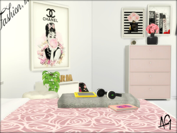 Arias Fashionista Bedroom by ALGbuilds from TSR