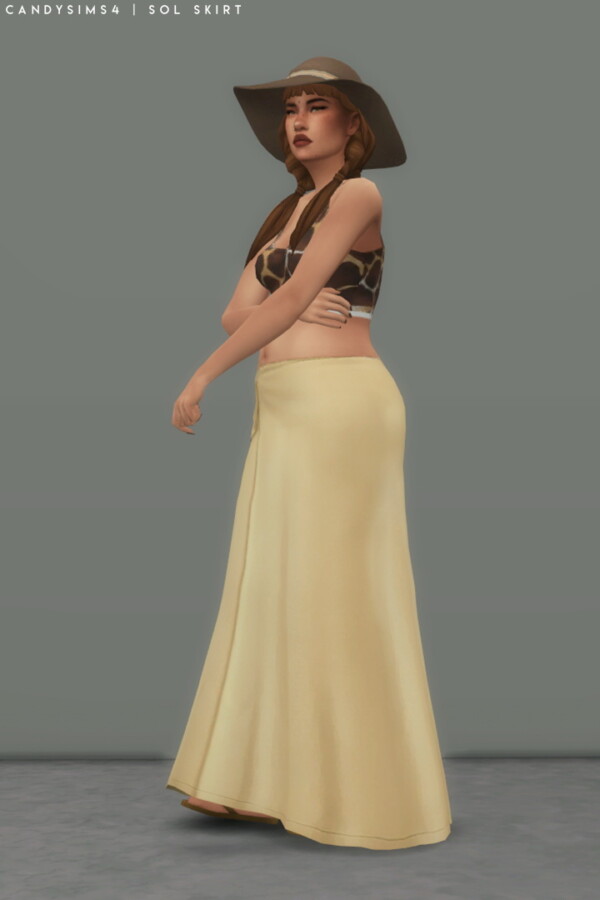 Sol Skirt from Candy Sims 4