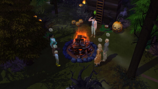 Halloween in the Woods by  AngieSims from Luniversims