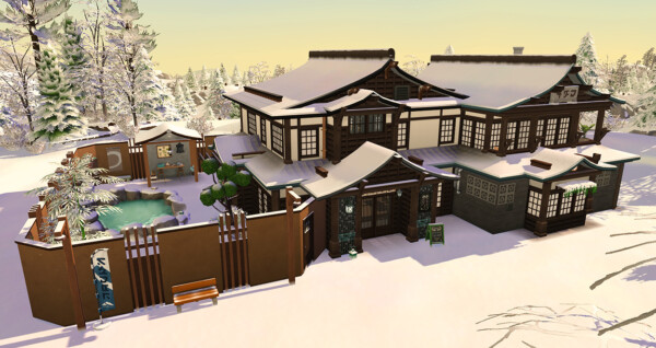 Snowy Escape House from Simsontherope