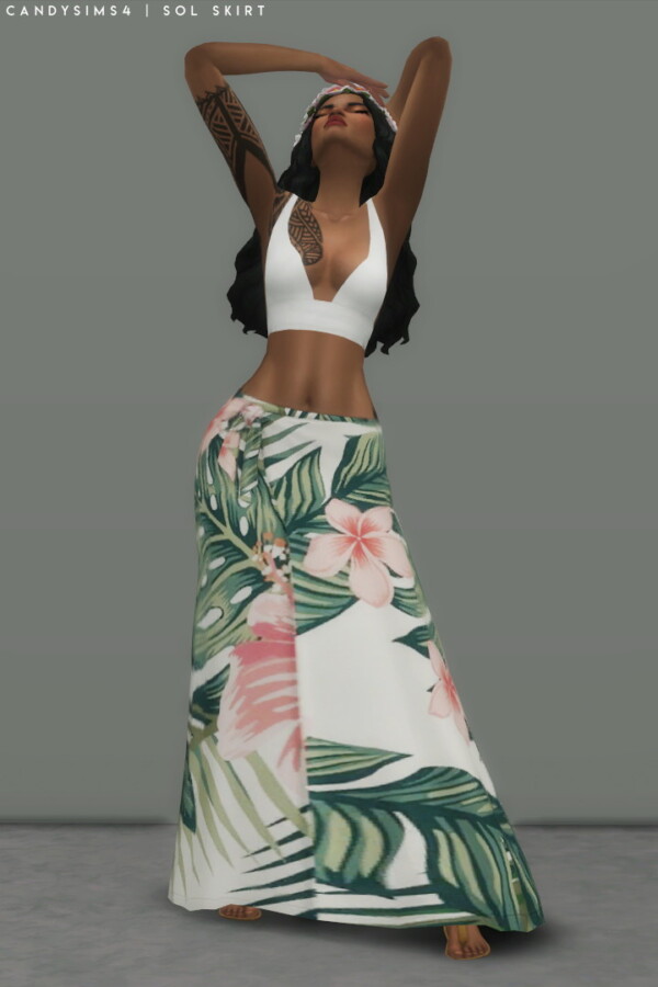 Sol Skirt from Candy Sims 4
