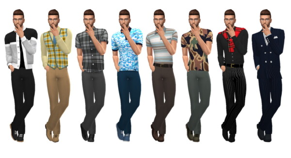 Belted Dress Pants from Sims 4 Sue