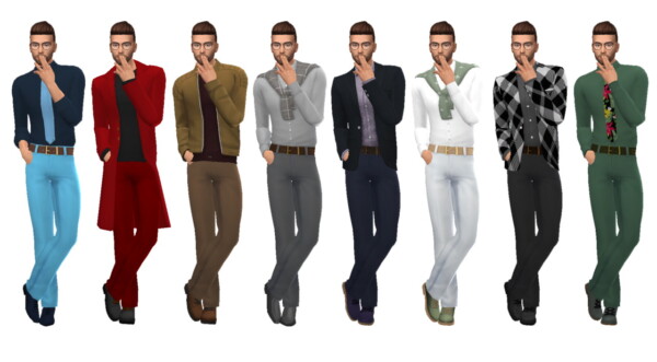 Belted Dress Pants from Sims 4 Sue