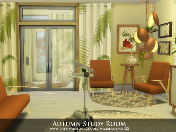 Autumn Study Room by dasie2 from TSR