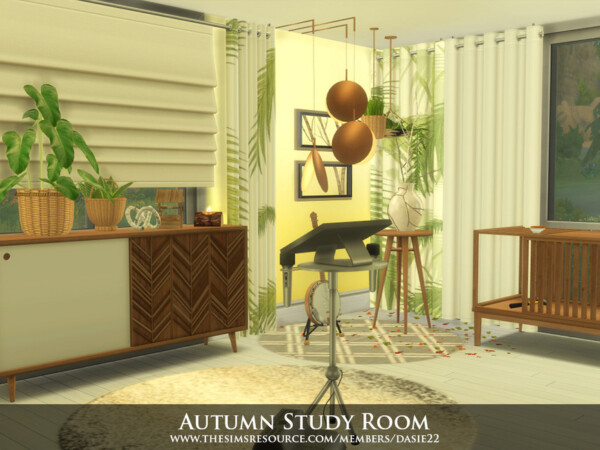 Autumn Study Room by dasie2 from TSR