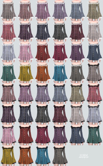 Lace Mini Dress from SIMS4 Marigold