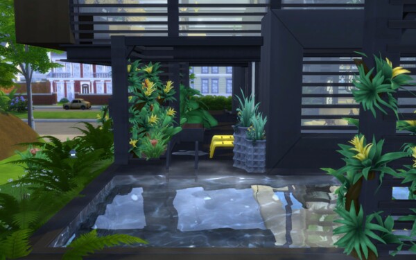 Te Black Glass House by alexiasi from Mod The Sims
