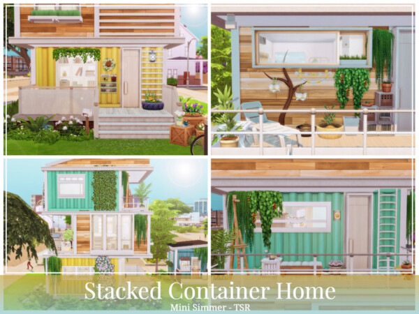 Stacked Container Home by Mini Simmer from TSR