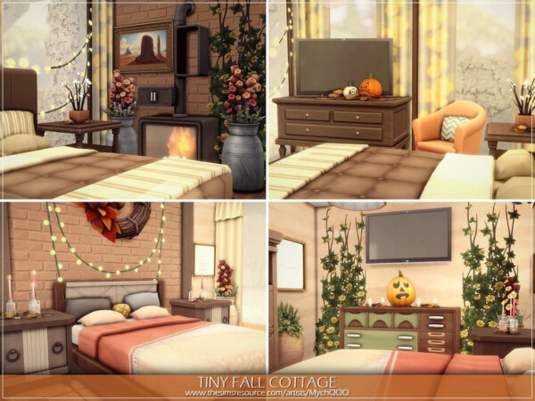 Tiny Fall Cottage by MychQQQ from TSR