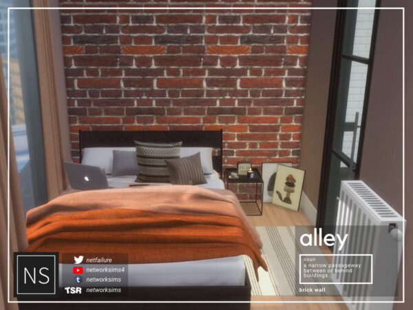 Alley Brick Walls by Networksims from TSR