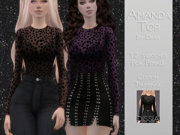 Amanda Top by Dissia from TSR