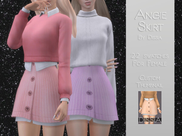Angie Skirt by  Dissia from TSR