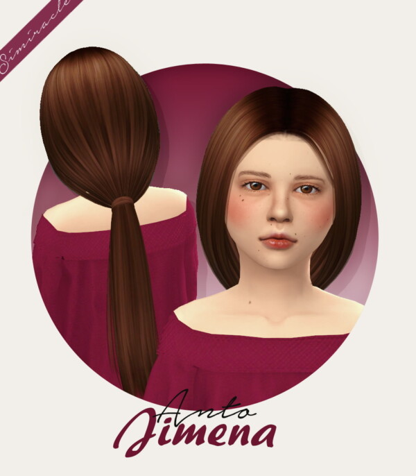 Anto`s Jimena Hair Retextured from Simiracle