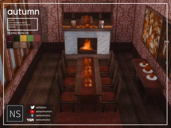 Autumn Dining by networksims from TSR