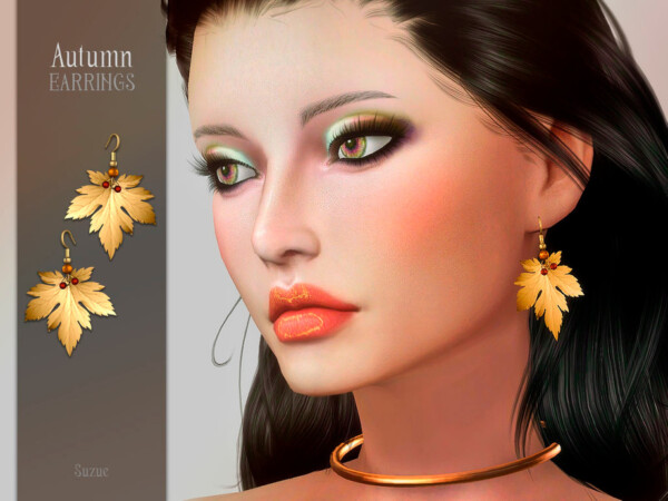 Autumn Earrings by Suzue from TSR