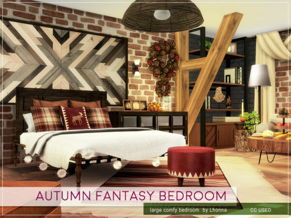 Autumn Fantasy Bedroom by Lhonna from TSR