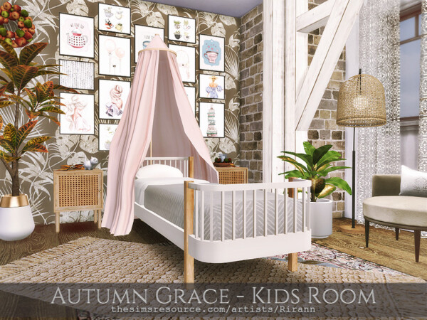 Autumn Grace Kids Room by Rirann from TSR