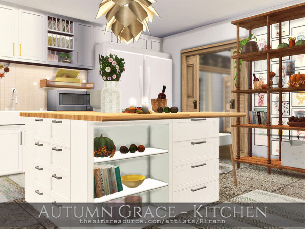 Autumn Grace Kitchen by Rirann from TSR