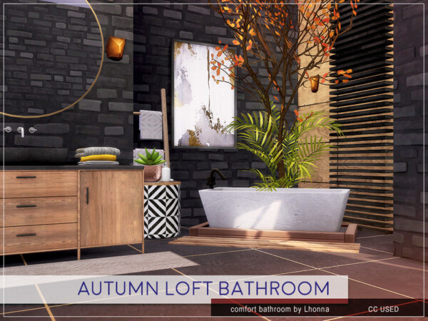 Autumn Loft Bathroom byLhonna from TSR