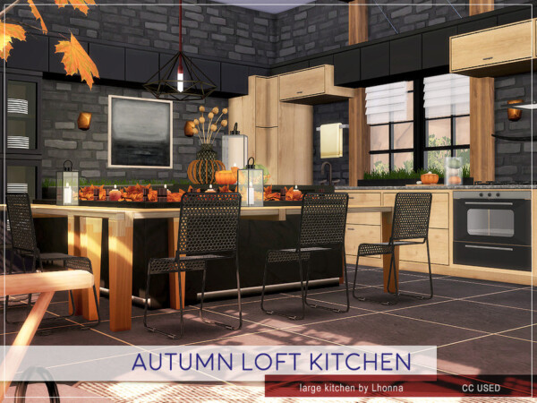 Autumn Loft Kitchen by Lhonna from TSR