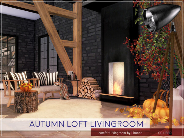Autumn Loft Livingroom by Lhonna from TSR