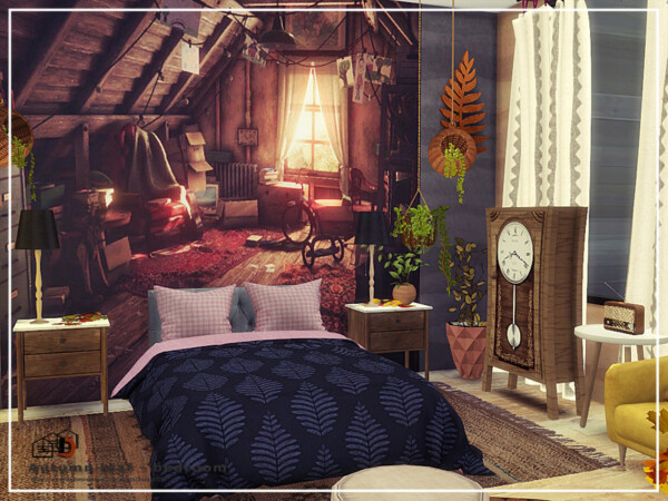 Autumn leaf bedroom by Danuta720 from TSR
