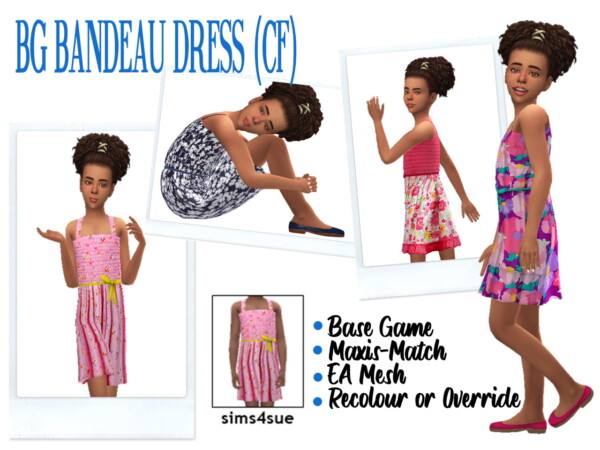 Bandeau Dress from Sims 4 Sue