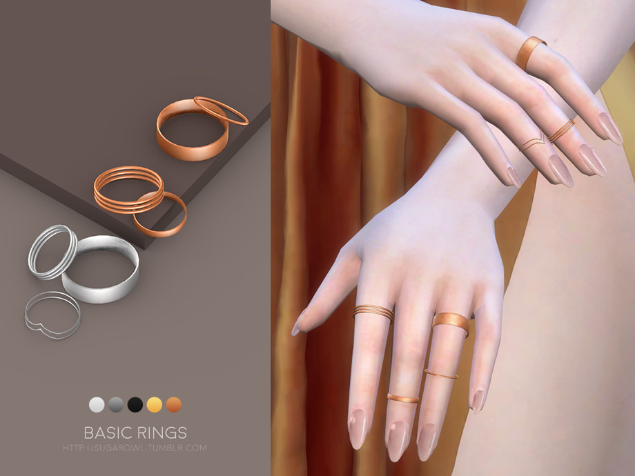 Sims 4 CC Rings