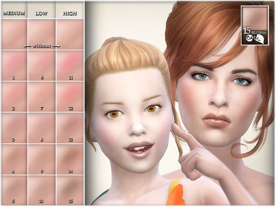 Blush by BAkalia from TSR • Sims 4 Downloads