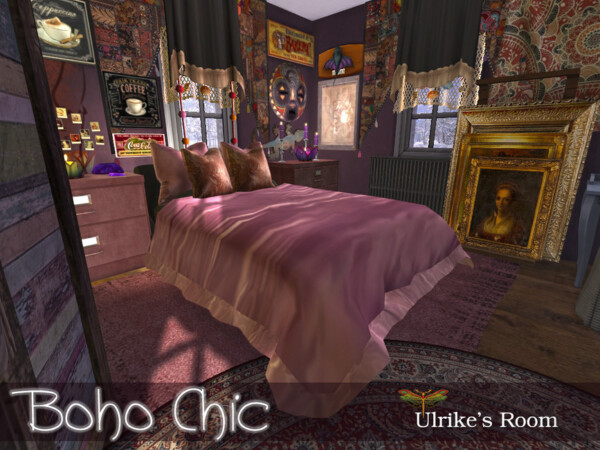 Boho Chic Ulrikes Bedroom by fredbrenny from TSR