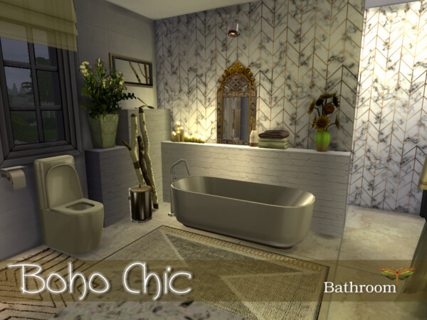 Boho Chic Bathroom by fredbrenny from TSR