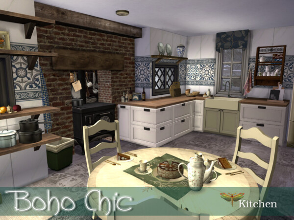 Boho Chic Kitchen by fredbrenny from TSR