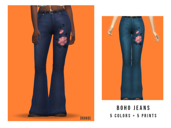 Boho Jeans by OranosTR from TSR