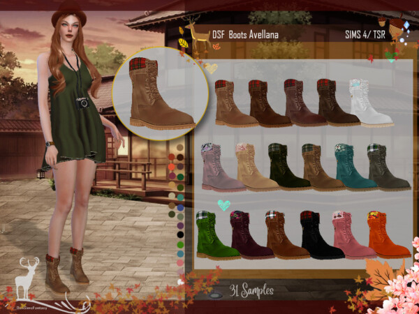 Boots Avellana by DanSimsFantasy from TSR