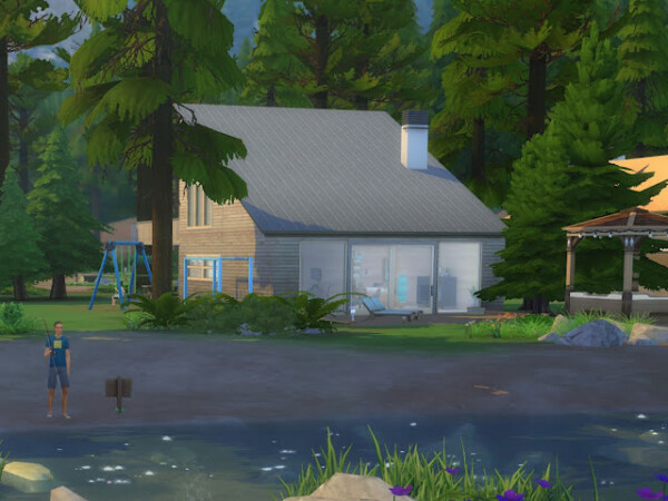 Borgen fjord Cabin from KyriaTs Sims 4 World