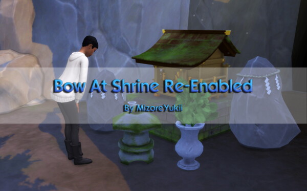 Bow At Shrine Re Enabled by MizoreYukii from Mod The Sims