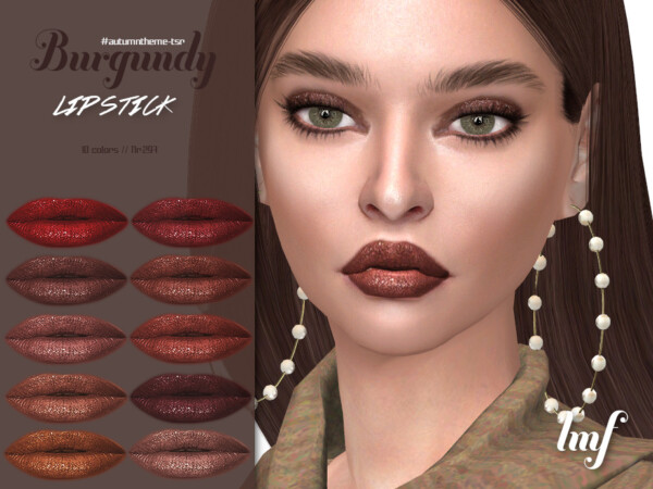 Burgundy Lipstick N.297 by IzzieMcFire from TSR