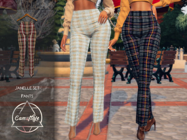 Janelle Set Pants by Camuflaje from TSR