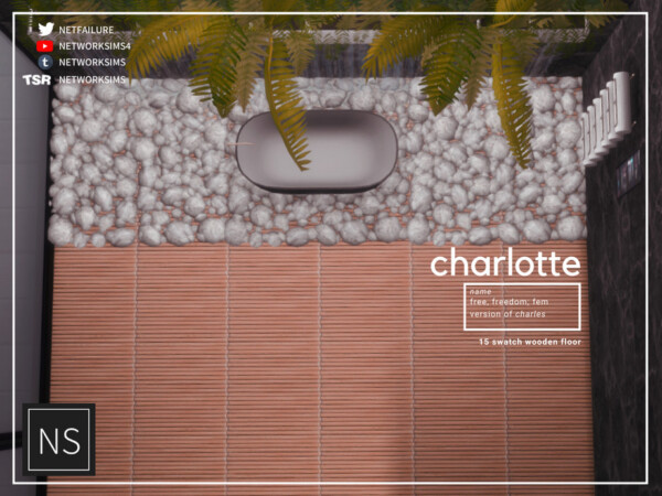 Charlotte Wooden Floor by Networksims from TSR