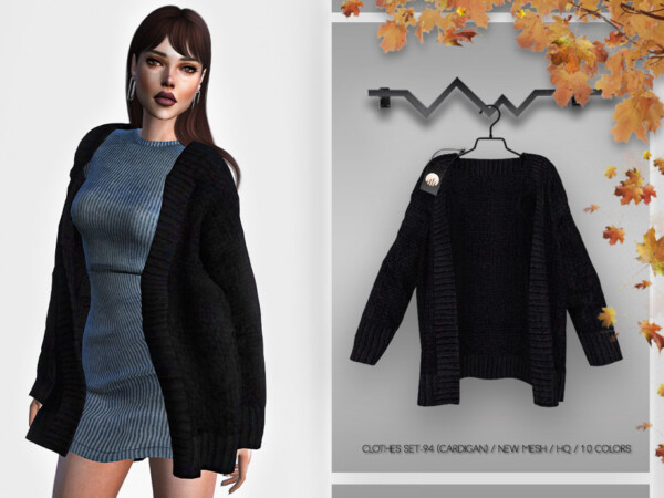 Clothes Set 94 Cardigan by busra tr from TSR