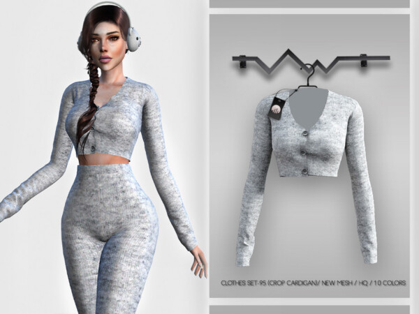 Clothes Set 95 Cardigan by busra tr from TSR