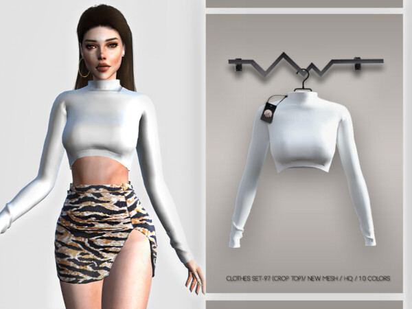 Clothes Set 97 Top  by busra tr from TSR