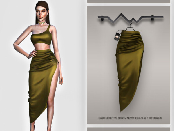 Clothes Set 98 Skirt by busra tr from TSR