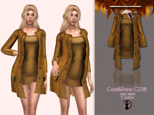 Coat and Dress by turksimmer from TSR