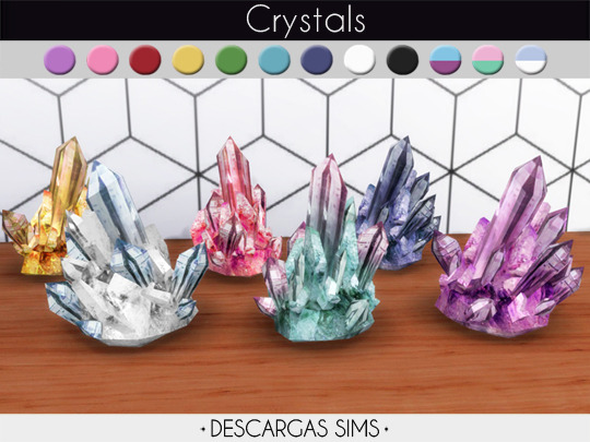 Crystals from Descargas Sims