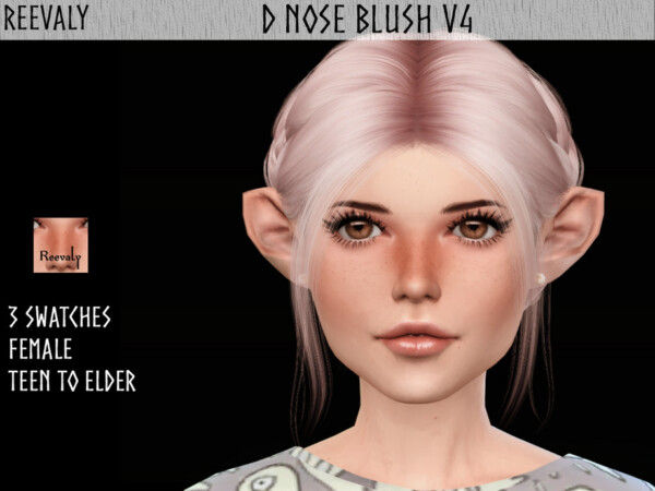 D Nose Blush V4 by Reevaly from TSR